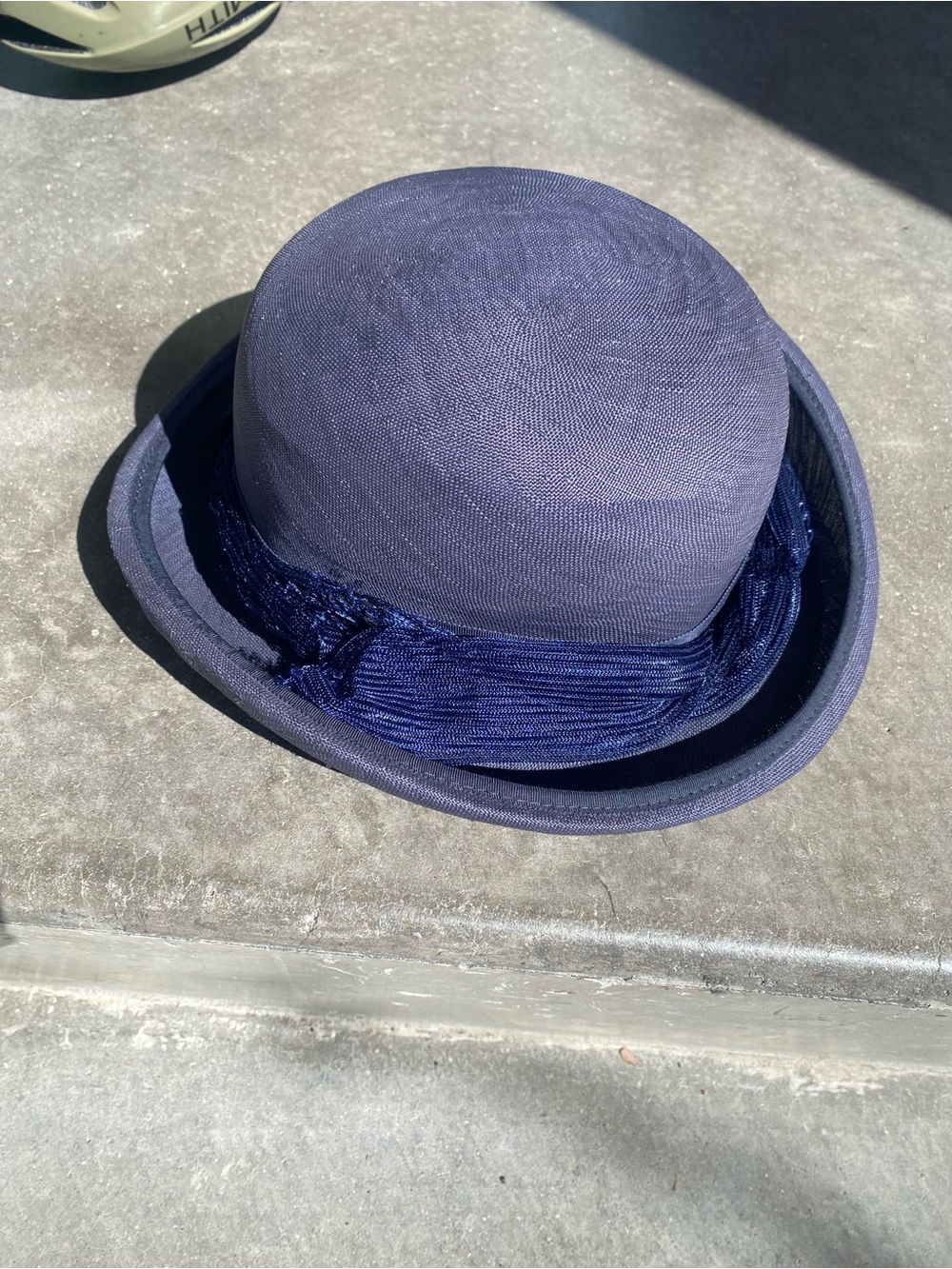 Vintage Classic Navy Bowler Hat - Women’s Navy Bowler